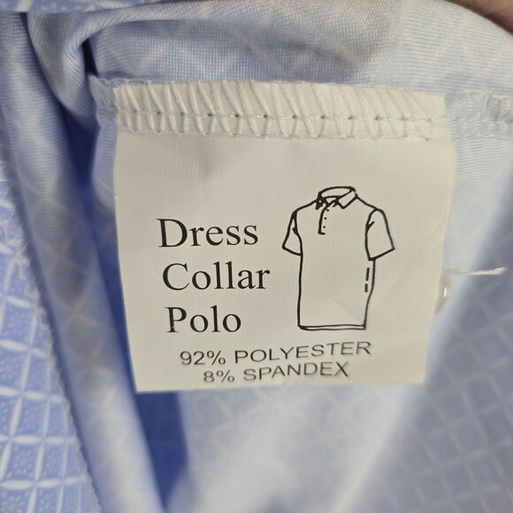 Collars & Co Men's Large Featherweight Dress Collar Polo NWOT (CC23) - Picture 3 of 6